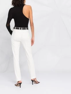 Alexander McQueen high-waisted tapered trousers