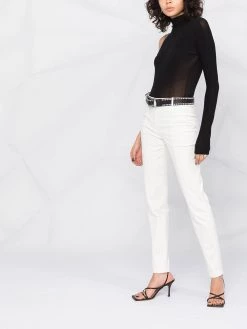 Alexander McQueen high-waisted tapered trousers