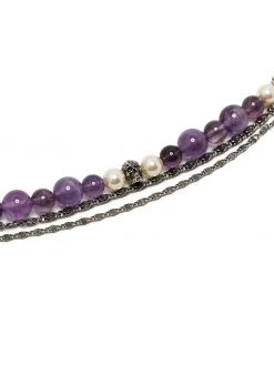 Alexander McQueen layered beaded bracelet