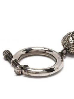 Alexander McQueen embellished-skull single earring