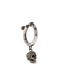 Alexander McQueen embellished-skull single earring