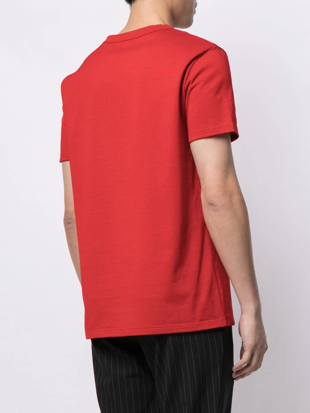 Budget โค๏ธ Alexander McQueen Embroidered design short sleeve T ๐ shirt โค๏ธ 4 Alexander McQueen embroidered-design short-sleeve T-shirt