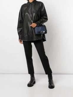 Alexander McQueen The Story denim crossbody bag