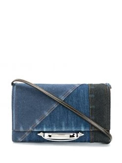 Alexander McQueen The Story denim crossbody bag