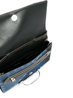 Alexander McQueen The Story denim crossbody bag