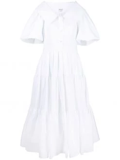 Alexander McQueen tiered mid-length dress