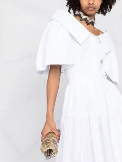 Alexander McQueen tiered mid-length dress