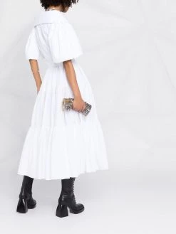 Alexander McQueen tiered mid-length dress