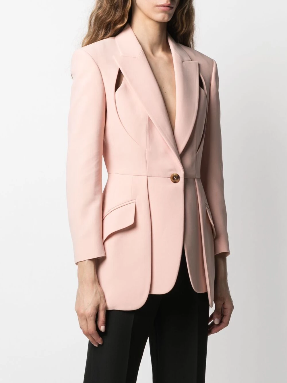 Best Pirce ๐ฅฐ Alexander McQueen Cut out blazer โ๏ธ 3 Alexander McQueen cut-out blazer