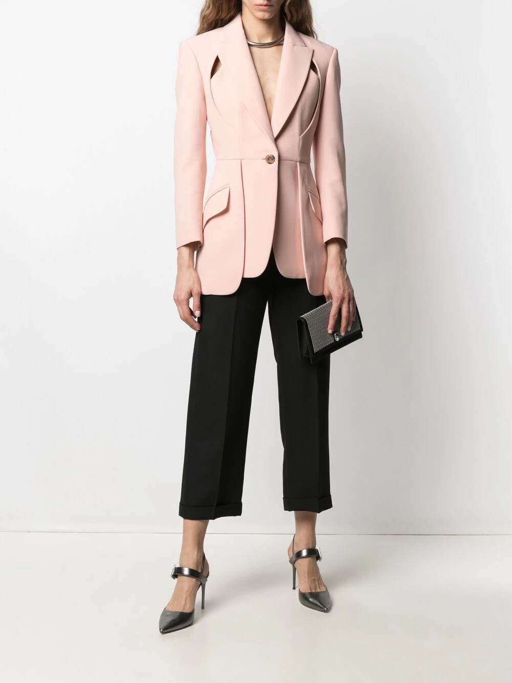 Best Pirce ๐ฅฐ Alexander McQueen Cut out blazer โ๏ธ 2 Alexander McQueen cut-out blazer