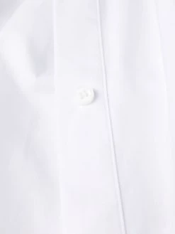 Alexander McQueen flared draped-back shirtdress