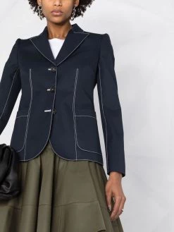 Alexander McQueen cotton-gabardine blazer