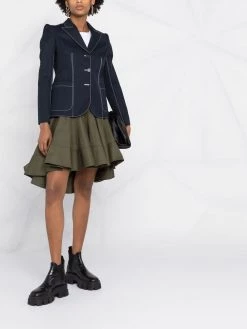 Alexander McQueen cotton-gabardine blazer