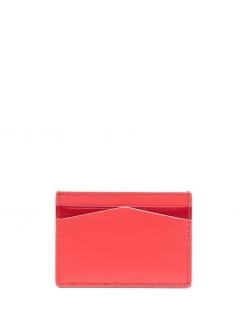 Alexander McQueen logo-print leather cardholder