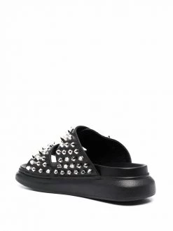 Alexander McQueen stud-embellished oversized-sole sandals