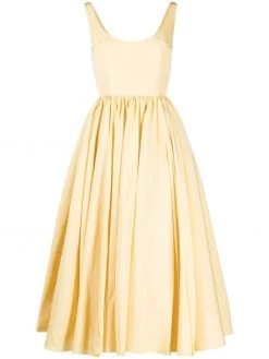 Alexander McQueen bow detail flared cocktail dress