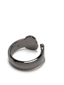 Alexander McQueen Skull logo-engraved ring