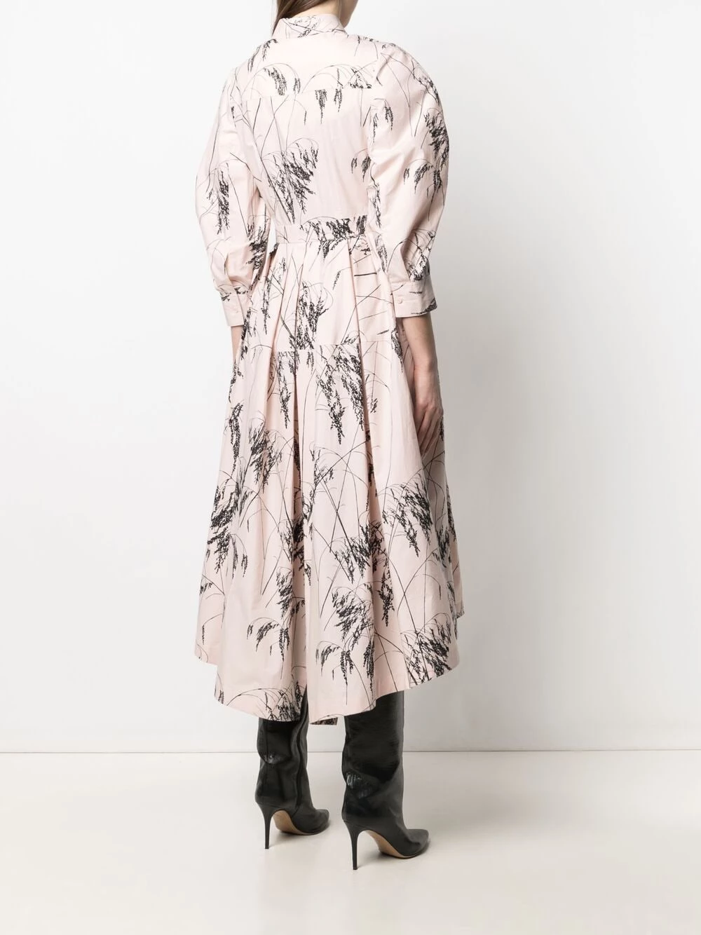 Top 10 🔔 Alexander McQueen Botanical print cotton 👕 shirtdress ❤️ 4 Alexander McQueen botanical-print cotton shirtdress