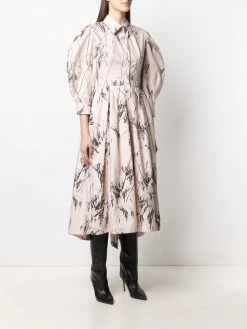 Top 10 🔔 Alexander McQueen Botanical print cotton 👕 shirtdress ❤️ 7 Alexander McQueen botanical-print cotton shirtdress