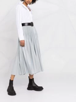 Alexander McQueen wide-neck cotton shirt