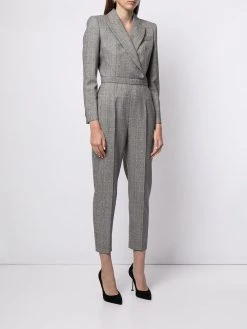Alexander McQueen peak-lapel tailored jumpsuit