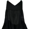 Alexander McQueen panelled seersucker camisole
