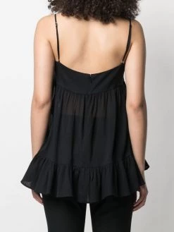 Alexander McQueen panelled seersucker camisole