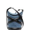 Alexander McQueen The Curve denim bucket bag