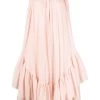 Alexander McQueen ruffle-hem sleeveless dress