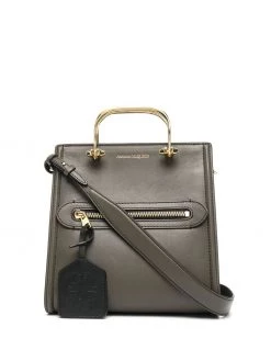 Alexander McQueen logo-print tote bag