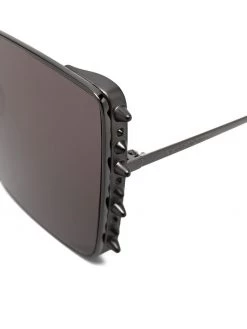 Alexander McQueen oversize-frame tinted sunglasses