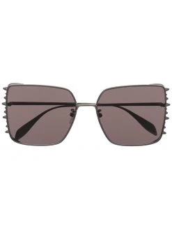 Alexander McQueen oversize-frame tinted sunglasses