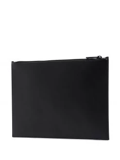 Alexander McQueen Graffiti logo-print clutch bag