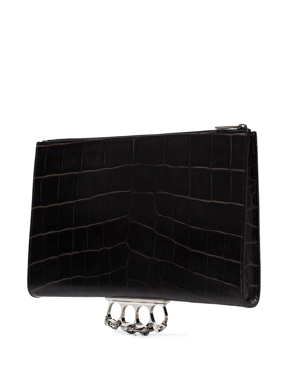 Cheapest 🎉 Alexander McQueen Four Ring zipper pouch 🔔 3 Alexander McQueen Four-Ring zipper pouch