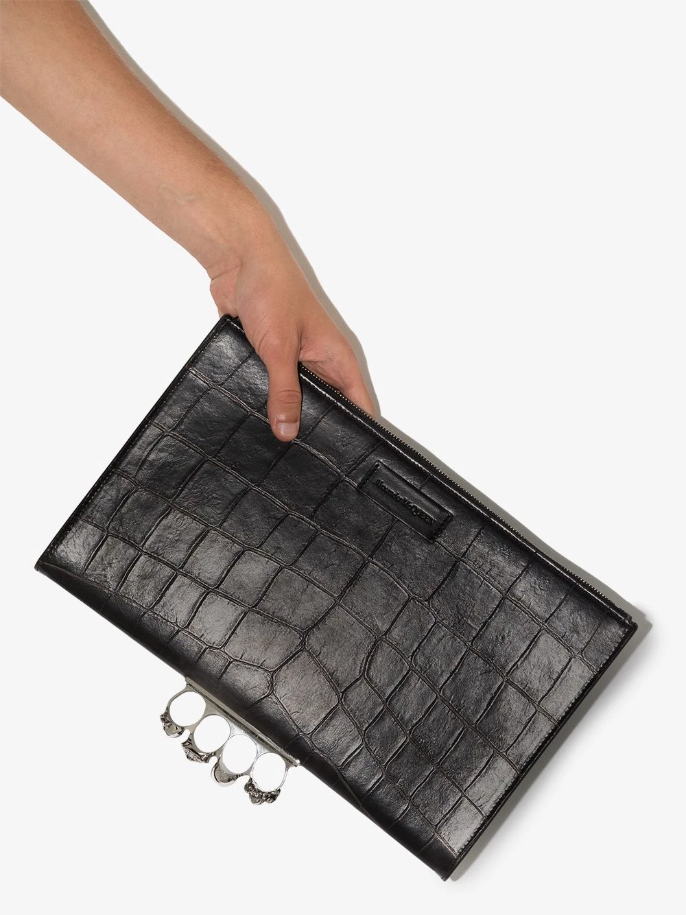 Cheapest 🎉 Alexander McQueen Four Ring zipper pouch 🔔 4 Alexander McQueen Four-Ring zipper pouch