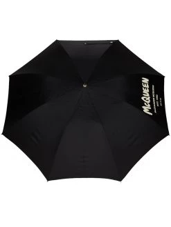 Alexander McQueen Graffiti logo-print umbrella