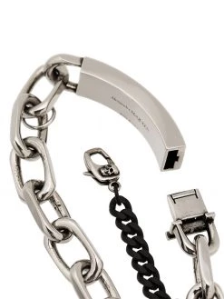 Alexander McQueen Graffiti chain bracelet