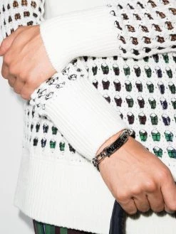 Alexander McQueen Graffiti chain bracelet