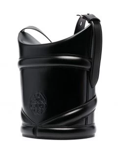 New 😉 Alexander McQueen Embossed logo bucket bag 😍 7 Alexander McQueen embossed-logo bucket bag