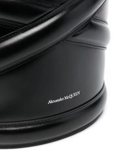 New 😉 Alexander McQueen Embossed logo bucket bag 😍 8 Alexander McQueen embossed-logo bucket bag