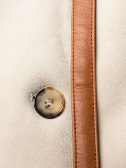 Alexander McQueen contrast panel button-front coat