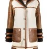 Alexander McQueen contrast panel button-front coat