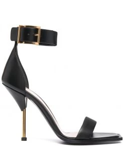 Alexander McQueen double-strap leather sandals