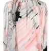 Alexander McQueen trompe l'oeil print blouse