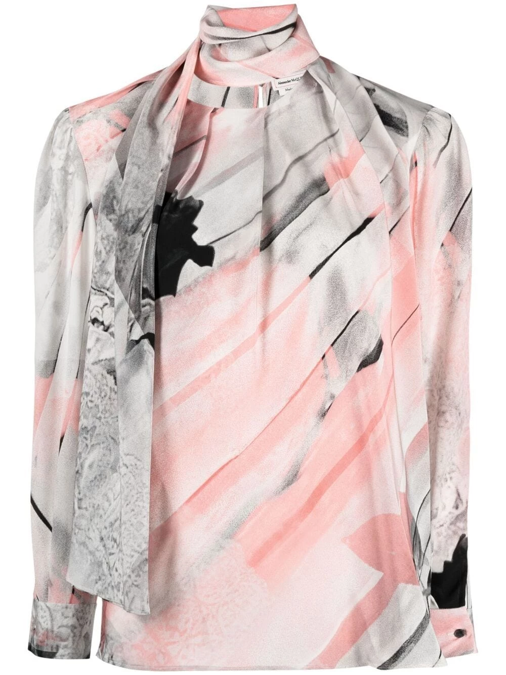 Hot Sale ๐ Alexander McQueen Trompe l'oeil print blouse ๐ 1 Alexander McQueen trompe l'oeil print blouse