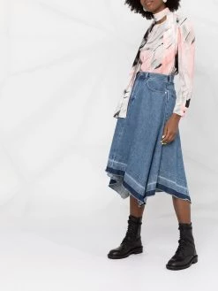 Hot Sale ๐ Alexander McQueen Trompe l'oeil print blouse ๐ 9 Alexander McQueen trompe l'oeil print blouse