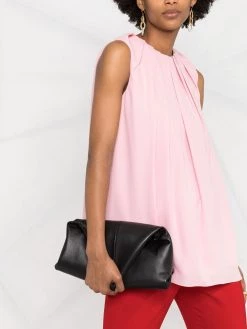 Alexander McQueen pleat-detail blouse