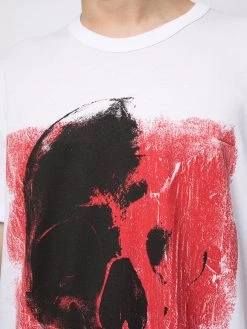 Top 10 ๐ Alexander McQueen Punk Skull oversized T ๐ shirt ๐ 9 Alexander McQueen Punk Skull oversized T-shirt