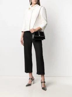 Alexander McQueen tie-neck jacket