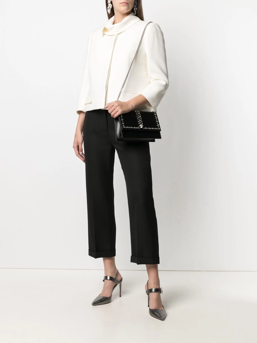 Best Sale โจ Alexander McQueen Tie neck jacket ๐งจ 2 Alexander McQueen tie-neck jacket